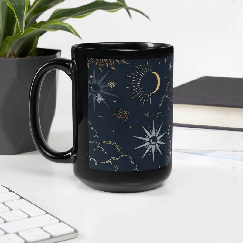 Black Glossy Mug
