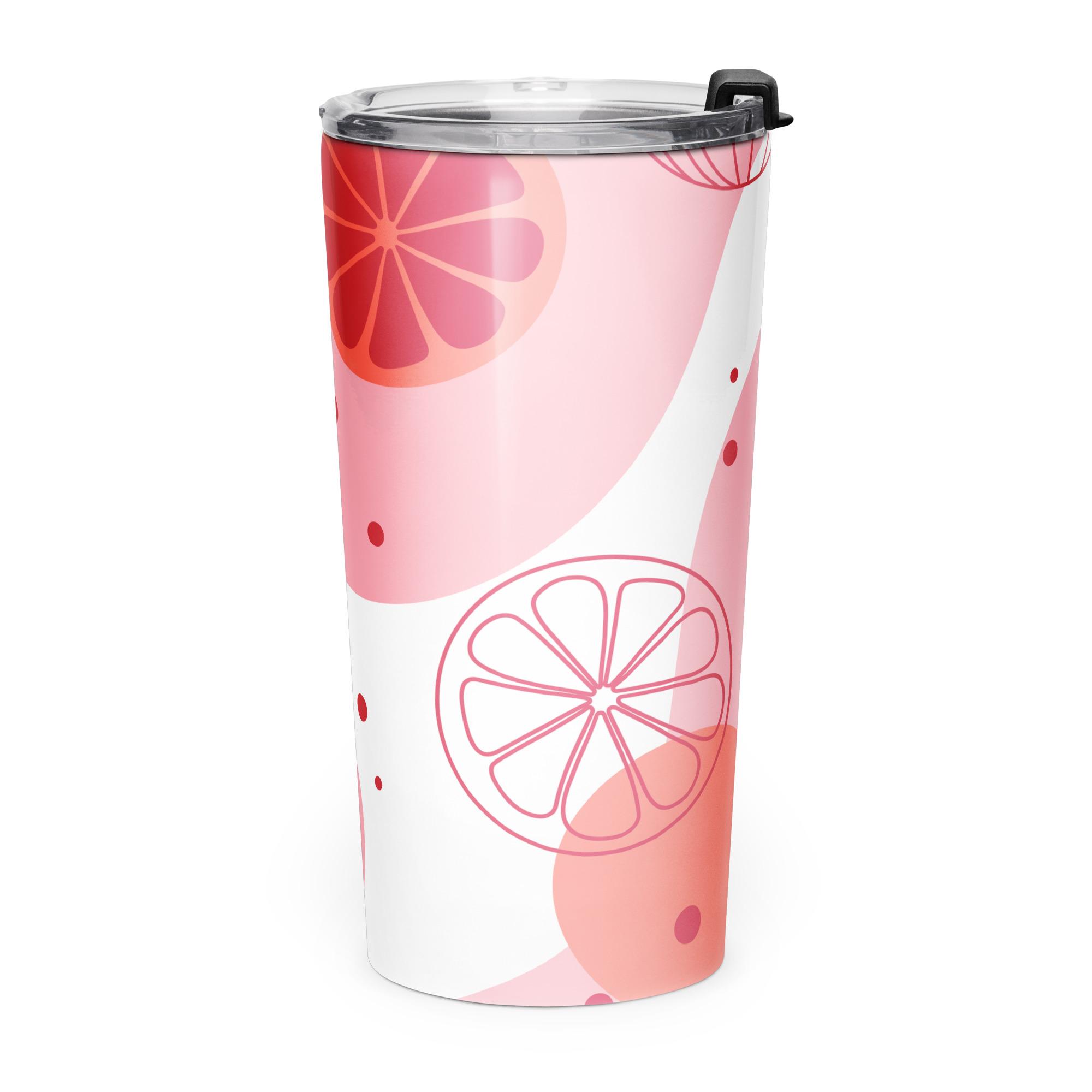 Tapered stainless steel tumbler